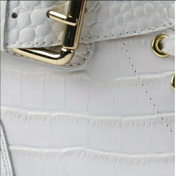 BCBGeneration Nubi Combat Bootie White - Picture 10 of 10